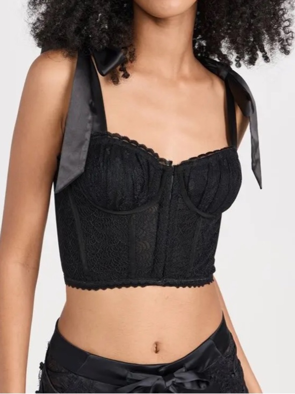 Jonathan Simkhai Night Night Naomi Lace Bustier